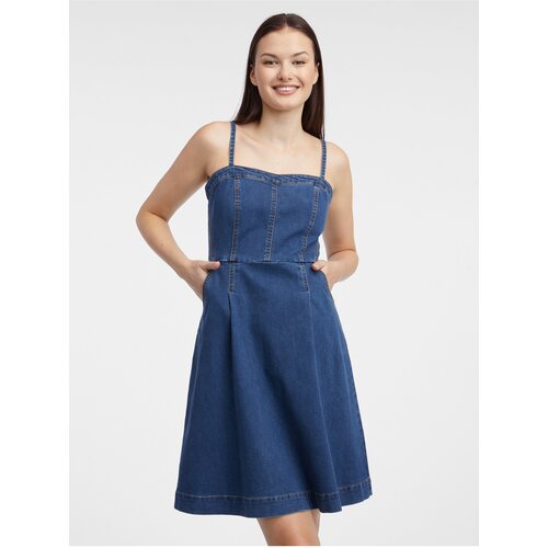 Orsay Dark blue denim dress - Women Slike