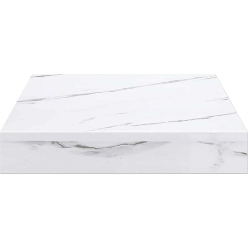  Polica na zidu Zidne 4 pcs Bijeli mramor 23 x 23 5 x 4 cm Slike