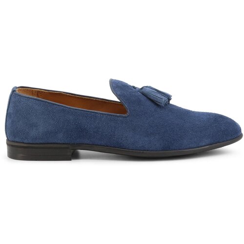 Duca di Morrone Slips on Ascanio - Suede Blue Modra Cene