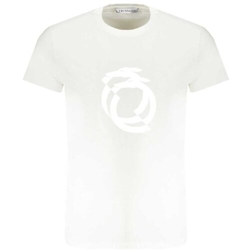 Trussardi mu&amp;Scaron;ka majica tru1mts01/ bela Slike