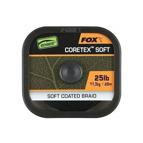 Fox Fishing Edges Naturals Coretex Soft 25 lbs-11,3 kg 20 m