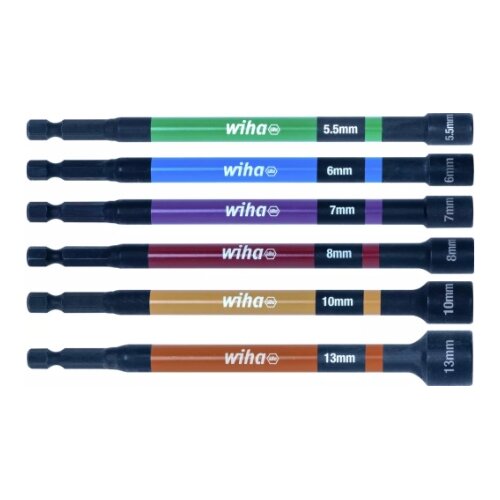 Wiha 47035 magnetni set nasadnih ključeva, u boji, 150mm, 6 delova ( w 47035 ) Cene
