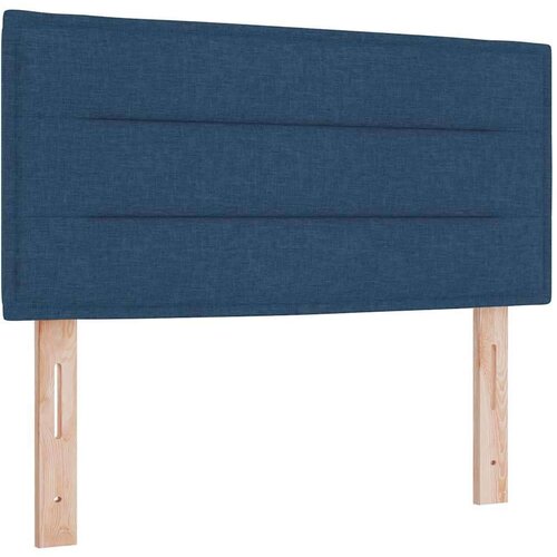  Boxspring krevet s madracem Plava 120 x 190 cm tkanina Slike