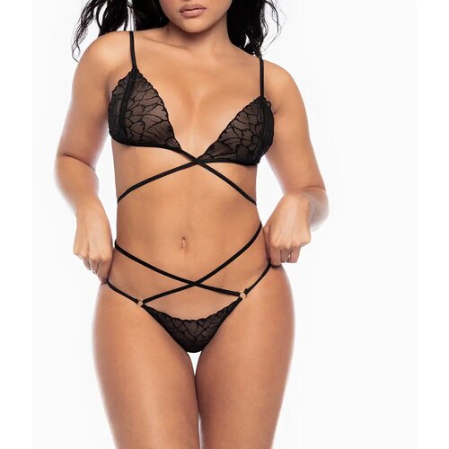Mapale Ženski sexy set donjeg ve&scaron;a, Crni Cene