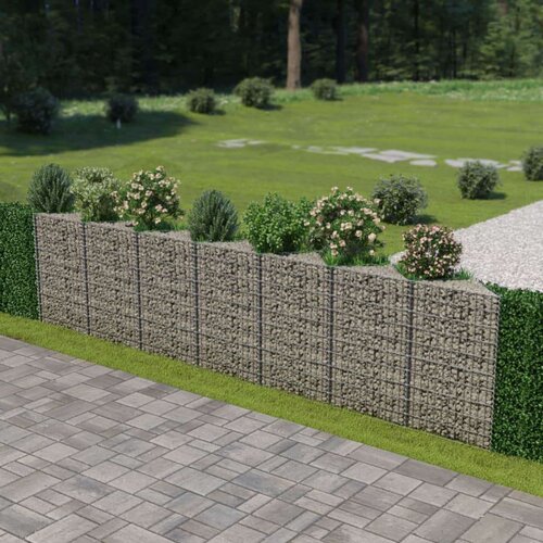  Gabionski zid od pocinčanog čelika 450 x 30 x 100 cm Cijene