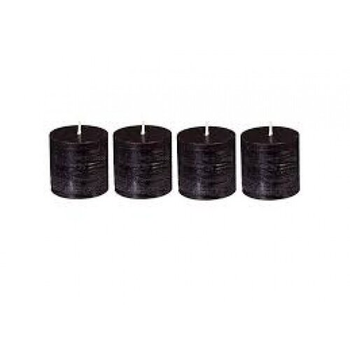 Atmosphera svijeća 4.5x4.5cm CRNA 4kom Slike