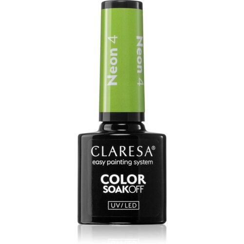 Claresa trajni lak za nokte uv/led neon 4 5g Slike