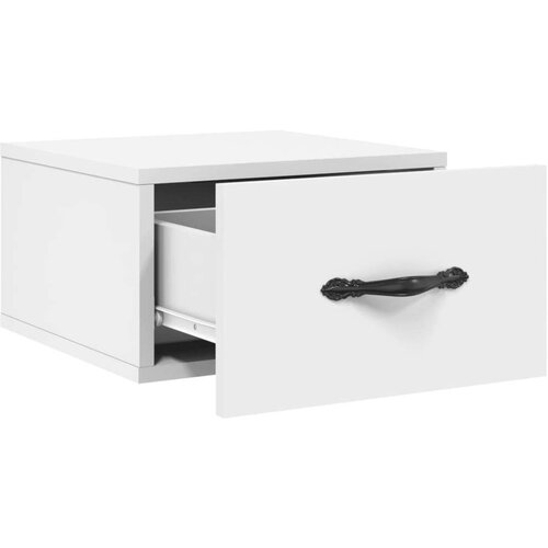 VidaXL Zidni noćni ormarići 2 kom bijeli 35 x 35 x 20 cm Slike
