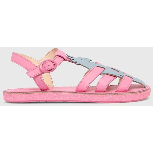 Camper Dječje kožne sandale boja: ružičasta
