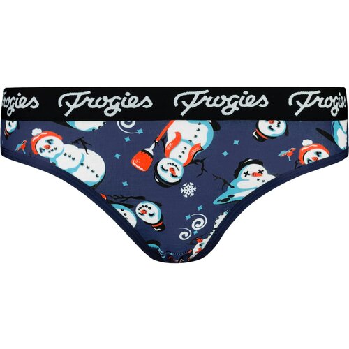Frogies women's panties Snowmen Christmas Cene