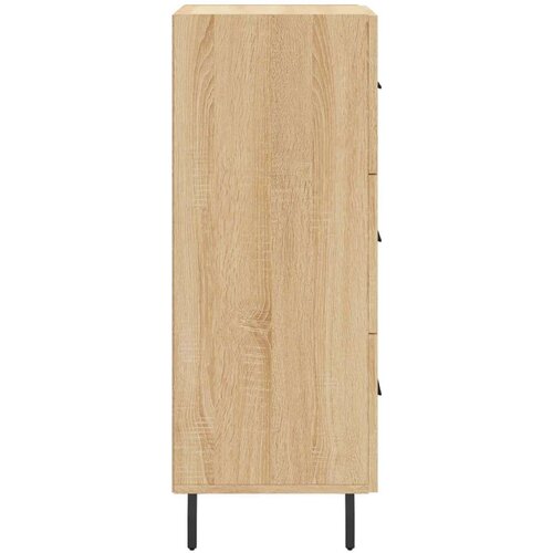 VidaXL Komoda boja hrasta sonome 34 5x34x90 cm od konstruiranog drva Slike