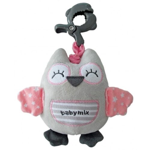  BabyMix pli&scaron;asta glasbena Sova &ndash; siva&roza Cene