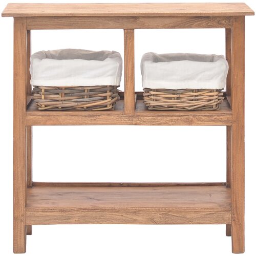 Maison Chic konzolna miza - miza ob steni iz trden mahagonij 69x28x70 cm, (21785788) Slike