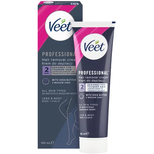 Veet Professional Hair Removal Cream All Skin Types 100ml