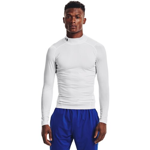 Under Armour Muška kompresijska majica HG Armour Comp Mock LS White Cene