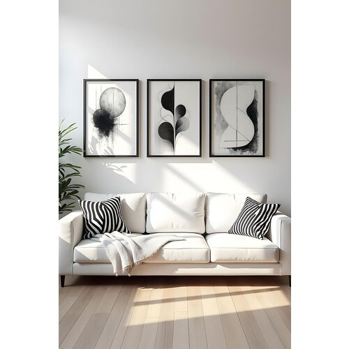 WALLXPERT dekorativna slika iz 3 dela Huhu436 50 x 70 Slike