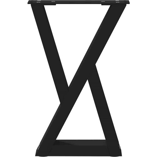 vidaXL Noge za stolić 2 kom crne 28x(42-43,3) cm čelik Cene