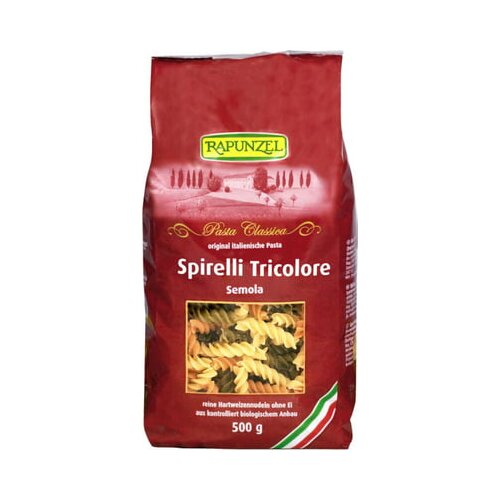 Rapunzel Bio testenine iz trde p&amp;scaron;enice - Fusilli Tricolore Slike