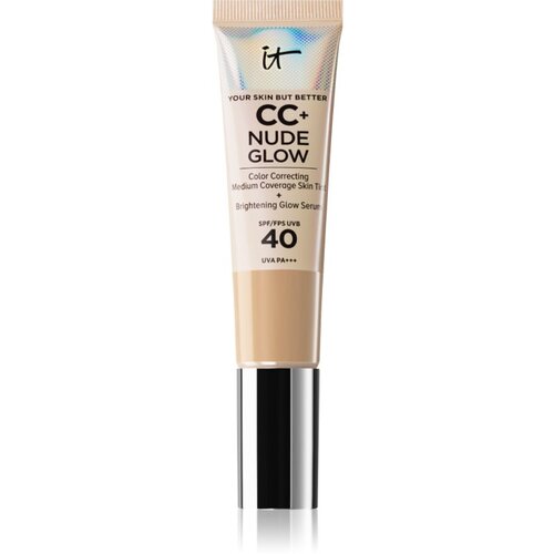 IT Cosmetics Your Skin But Better CC + Nude Glow tekoči puder za posvetlitev kože SPF 40 odtenek Medium 32 ml Slike