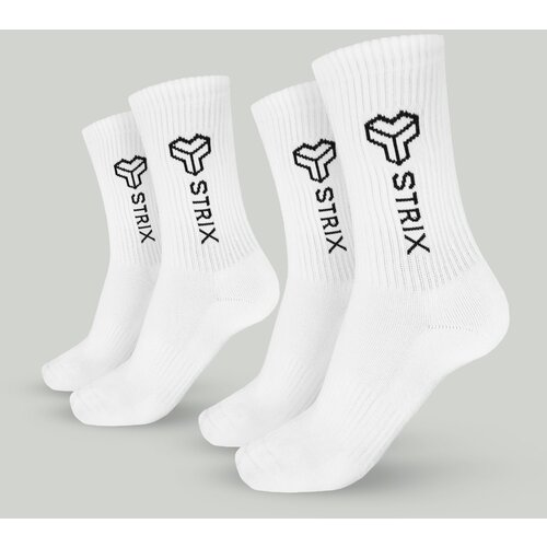 STRIX Essential Crew Socks 2Pack White Cene