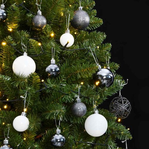  Umjetno božićno drvce 300 LED sa &amp;scaron;arkama i kuglicama 270 cm Slike