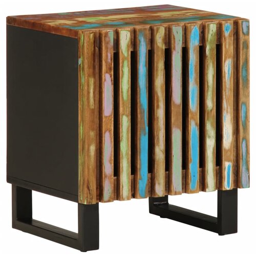 VidaXL Nočna omarica 40x33x46 cm trden predelan les Slike
