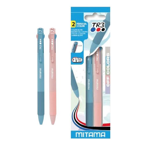 MITAMA Olovka GEL OFF COLORS 3 boje 0,5mm 2/1 65660 Cijene