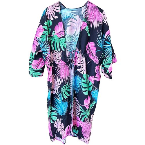  Kaftan Leaf print - Fuxia Cijene
