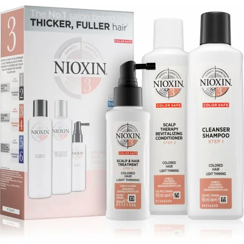 Nioxin System 3 Color Safe darilni set (za barvane lase)