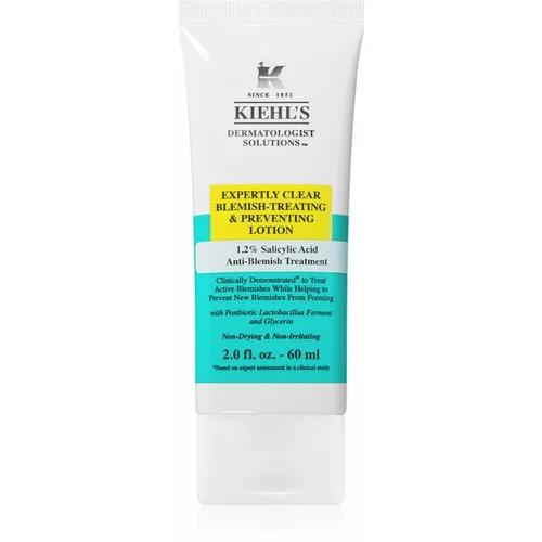 Kiehl's Dermatologist Solutions Expertly Clear Blemish-Treating & Preventing Lotion krema za obraz za aknasto kožo za ženske 60 ml