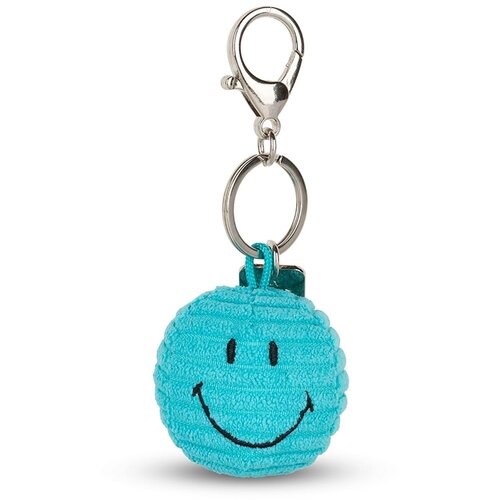 Smiley privjesak za ključeve ECO Corduroy - Teal - 4,5 cm (1124) Slike