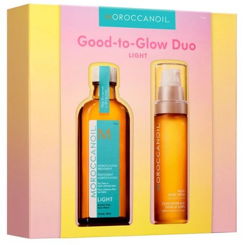 Moroccanoil Good to Glow Duo set za kosu i telo LIGHT Cene