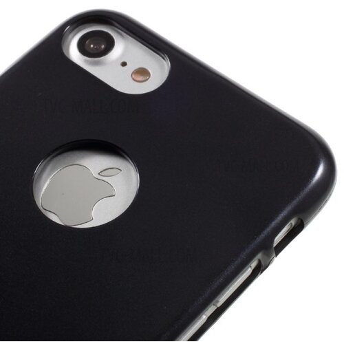 Goospery i-Jelly Metal tanek silikonski ovitek za iPhone X - črn Cene