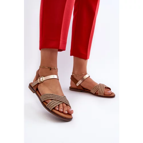 Kesi Women's flat sandals S.Barski brown