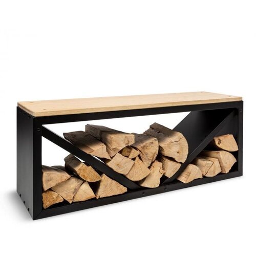 Blumfeldt Kindlewood L Black stalak za drvo klupa, Crna Cene