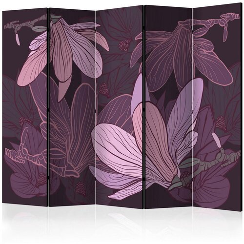 Artgeist PARAVAN 225/172/3 cm barve gozdnih sadežev, barve bezga, magenta Cene