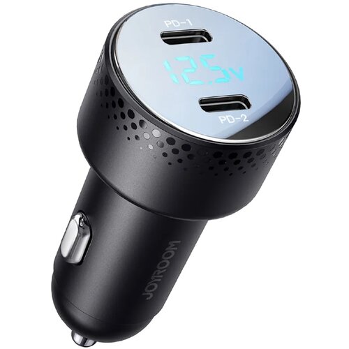 Joyroom Avto Polnilec 2xUSB-C 70W Dual PD - črna Slike
