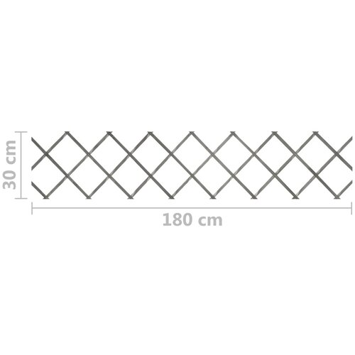  Re&amp;scaron;etkaste ograde 5 kom sive od masivne jelovine 180 x 30 cm Slike