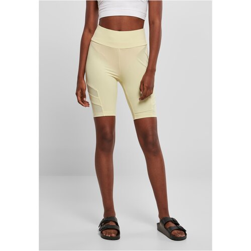 UC Ladies Ladies High Waist Tech Mesh Cycle Shorts softyellow Slike