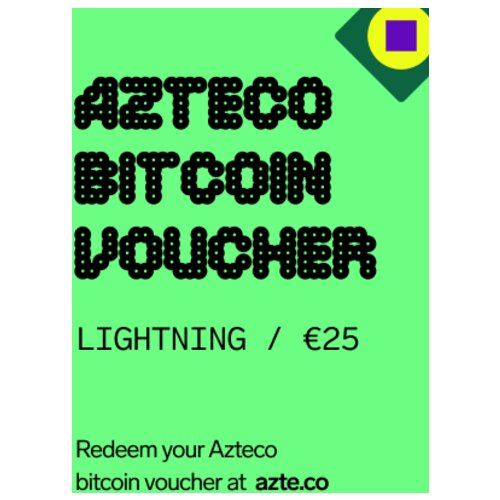 Azte.co Azteco Bitcoin Lightning Voucher 25 EUR Key GLOBAL Cene