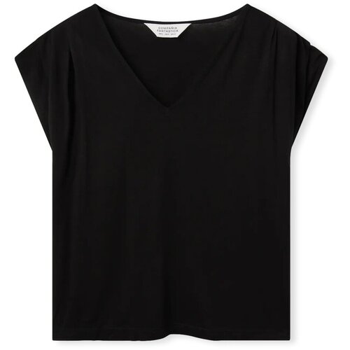 Compania Fantastica Topi & Bluze COMPAÑIA FANTÁSTICA Top 41042 - Black Črna Cene