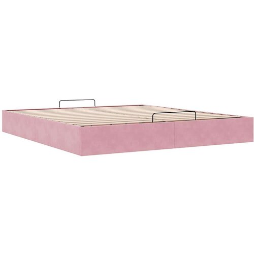 VidaXL Otomanski okvir kreveta bez madraca 90 x 200 cm bar&amp;scaron;unasti Slike