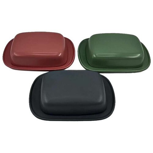 Posuda za maslac DKD Home Decor 19 x 13 x 5 cm Gres Keramika (3 Dijelovi) Cijene