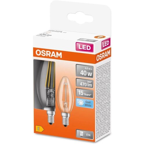 Osram set 2x led filament sijalica B35 E14/4W/230V 4000K Cene