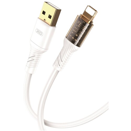 XO Kabel USB-A na 8-pin Lightning NB229 2.4A 1m bel, (20444130) Slike