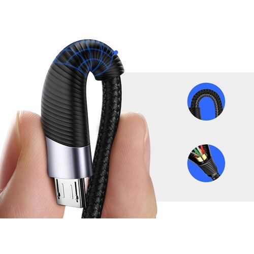 Ugreen USB Micro kabel Quick Charge 3.0 / Huawei PCF - 2m Slike