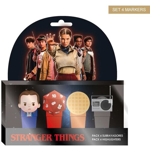 Stranger Things Set 4 textmarkera Slike