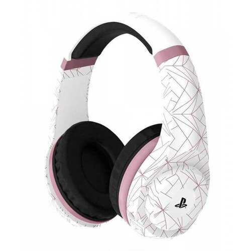 PS4 Rose Gold Edition Stereo Gaming Headset - Abstract White Cene