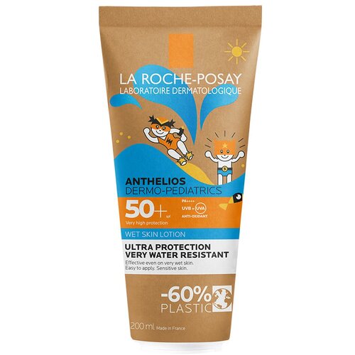 La Roche Posay Anthelios Dermo-Pediatrics SPF50+ vodoodporen losjon v gelu za zaščito pred soncem 200 ml Cene