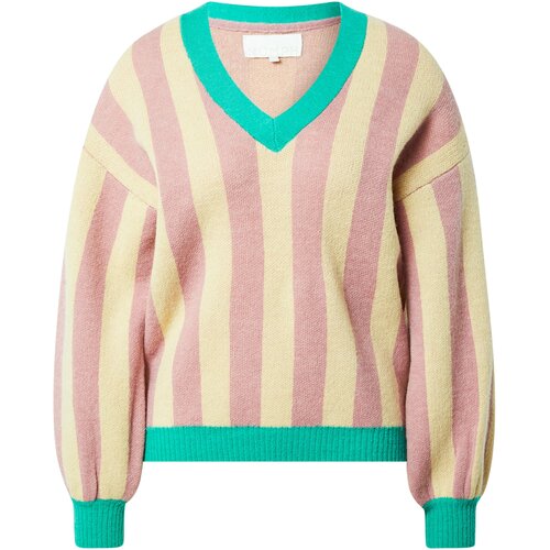 N&amp;uuml;mph Pulover &amp;#039;Ducci&amp;#039; žuta / žad / sivkasto ljubičasta (mauve) Slike